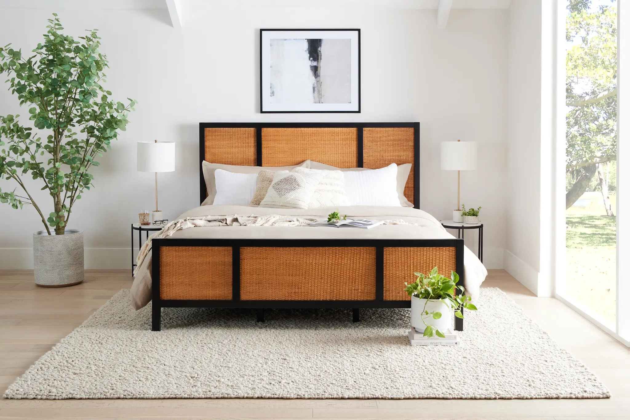 Venice Black Woven Panel Bed Venice Black Woven Panel Bed