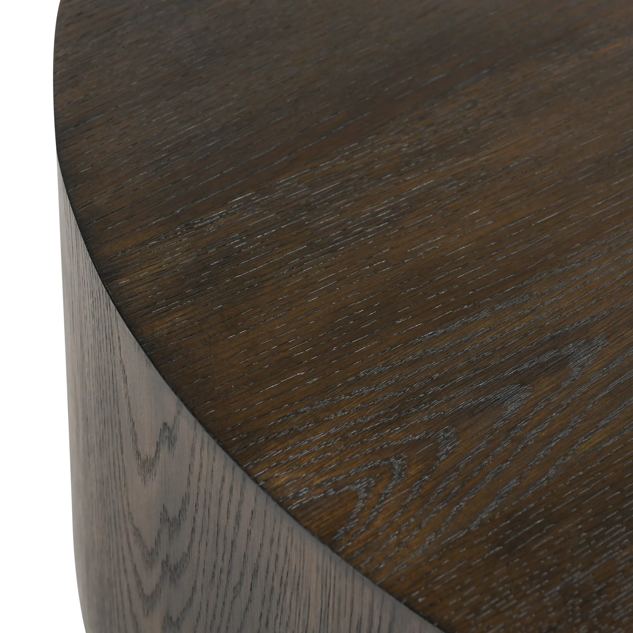 Towns Dark Tone Round Coffee Table