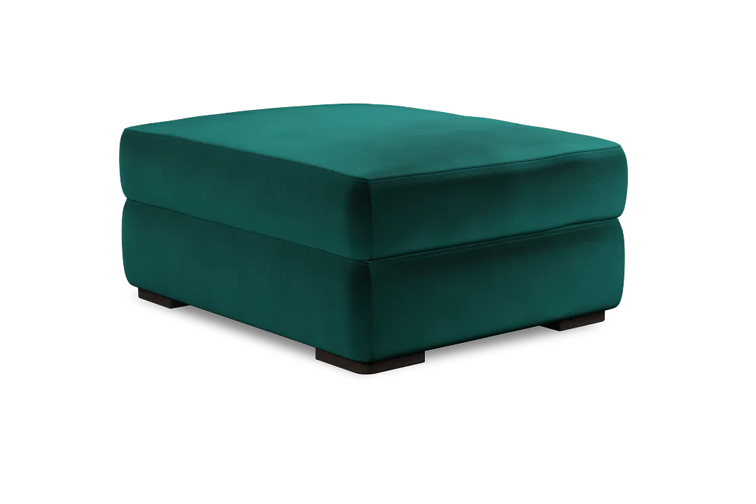 Edgewater Joya Green Ottoman