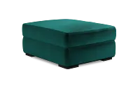 Edgewater Joya Green Ottoman