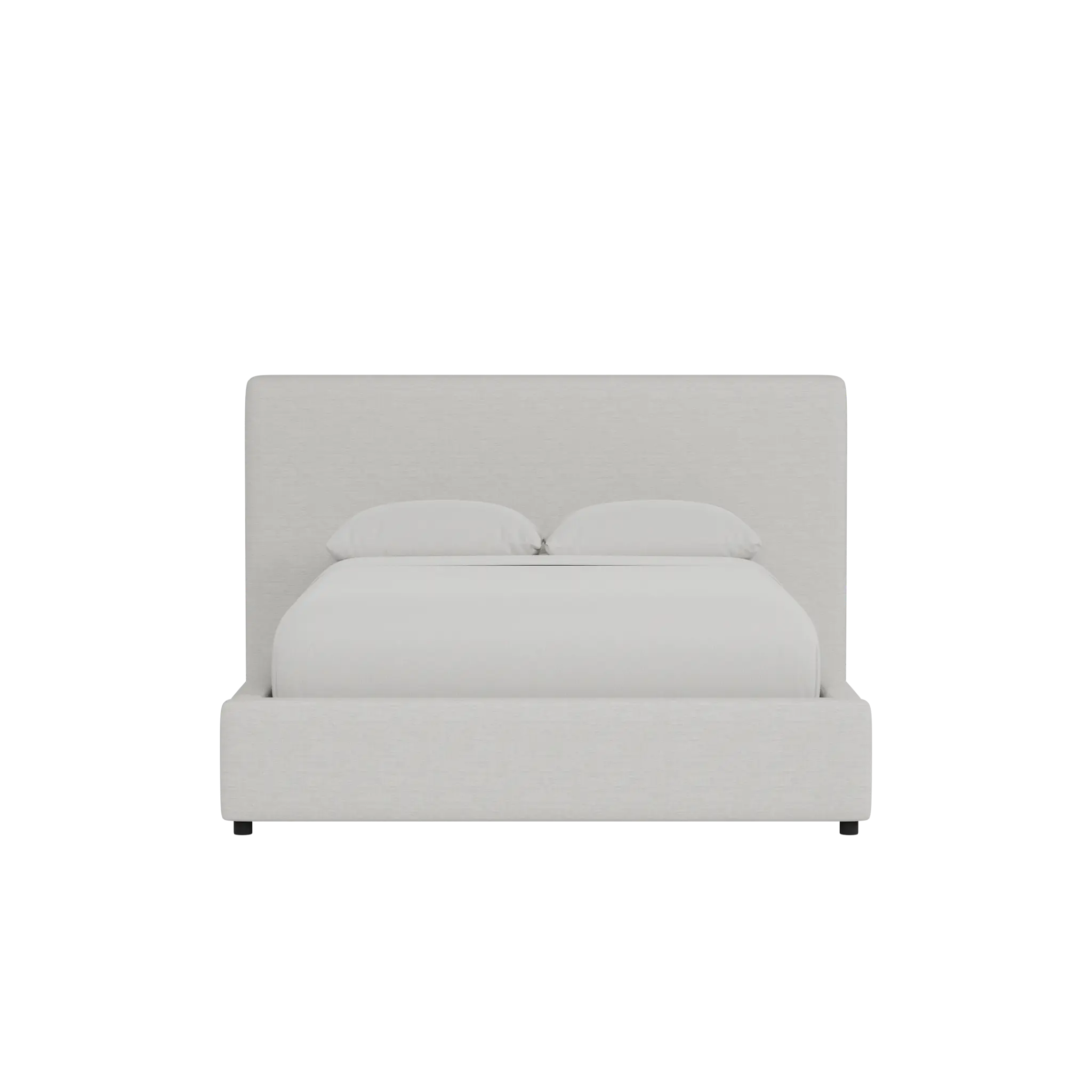 Grayton Maguire Ivory 44" Upholstered Platform Bed Grayton Maguire Ivory 44" Upholstered Platform Bed