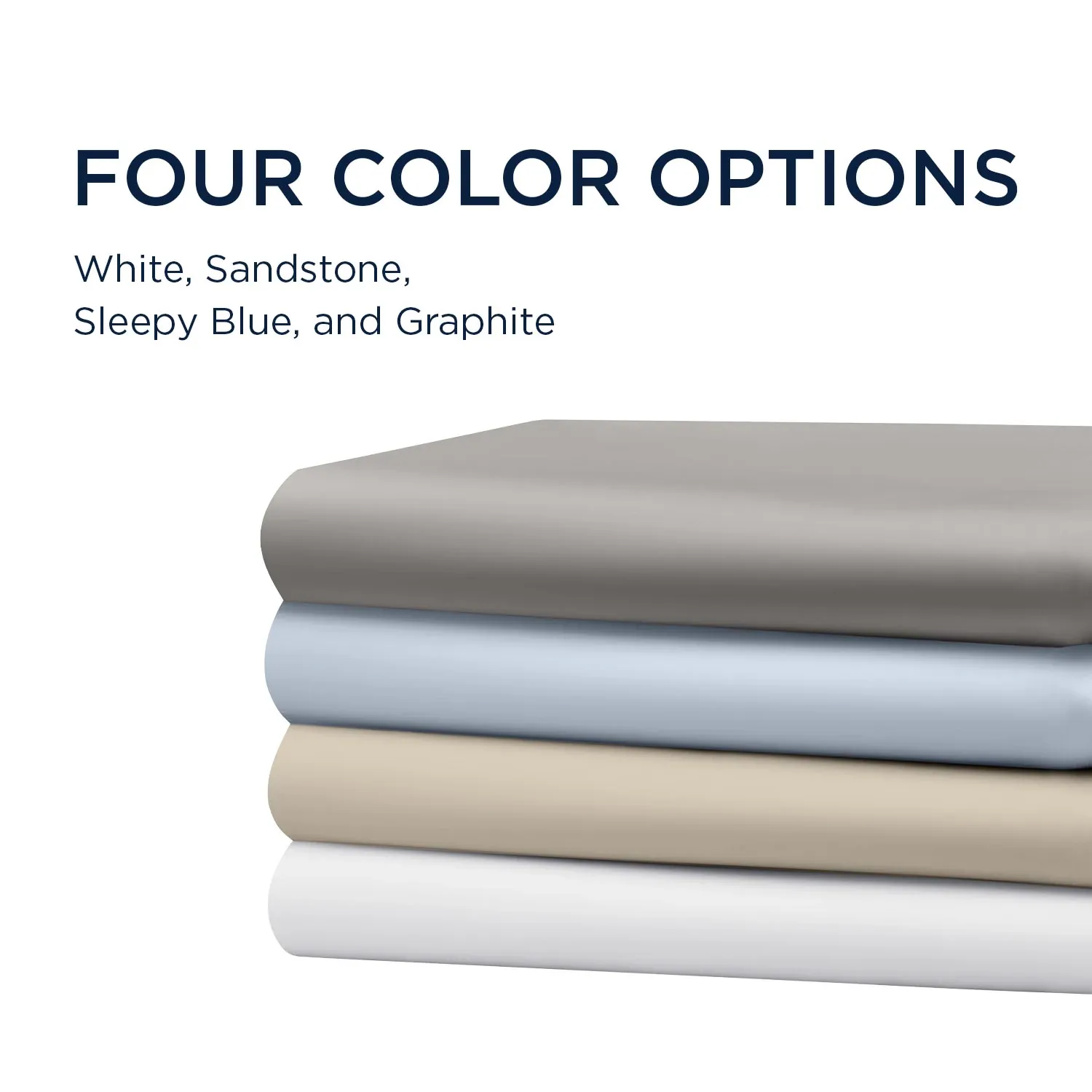 Tempur-pedic Breeze Cooling White Tencel Ctn Sheets