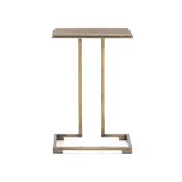 Four Hands Alli Brass C-side Table