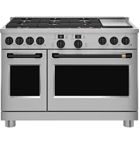 Cafe Handle Flat Black 48" Range Handle