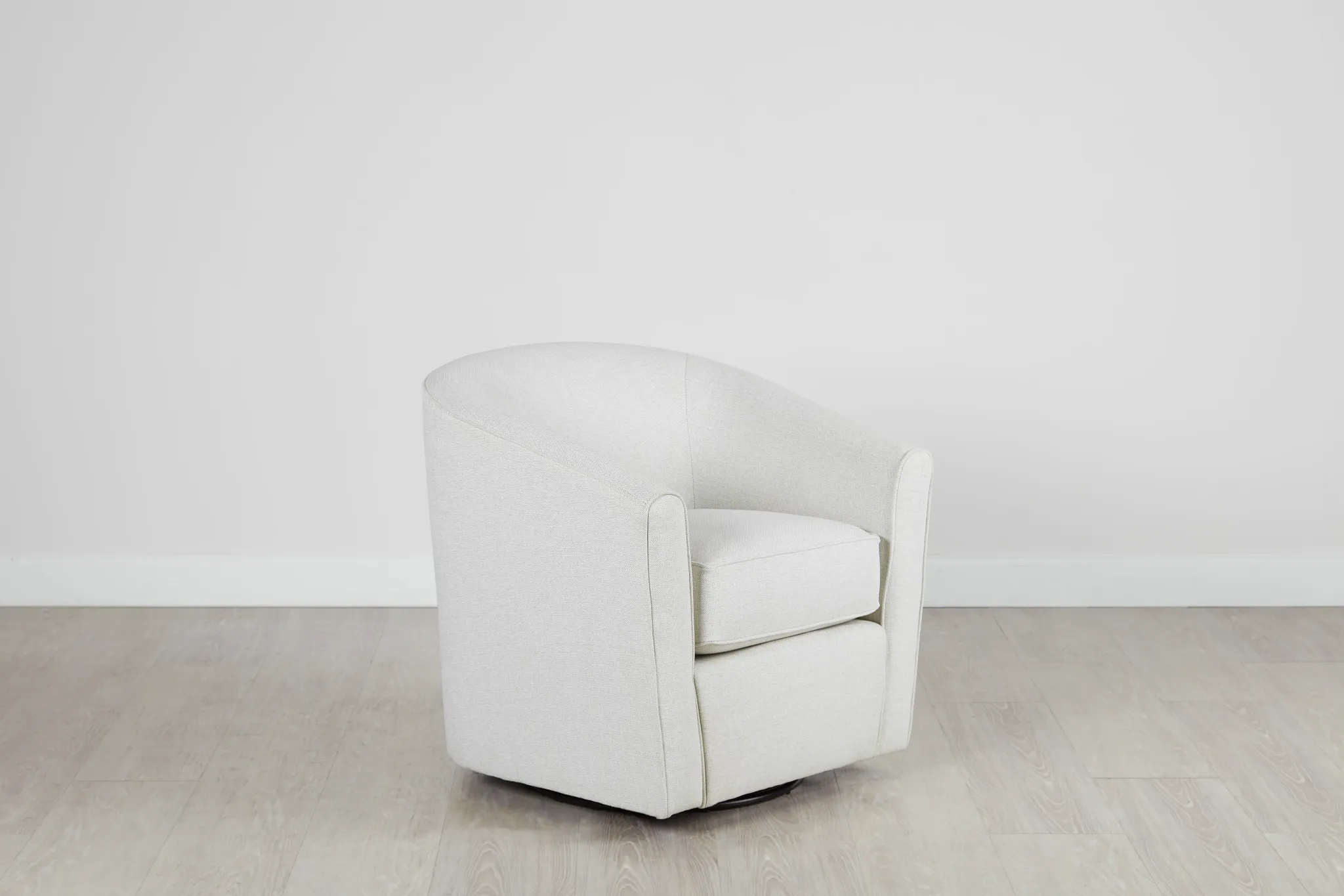 Asheville Light Taupe Fabric Swivel Rocker Glider