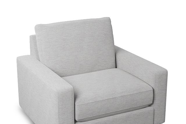 Edgewater Maguire Gray Swivel Chair