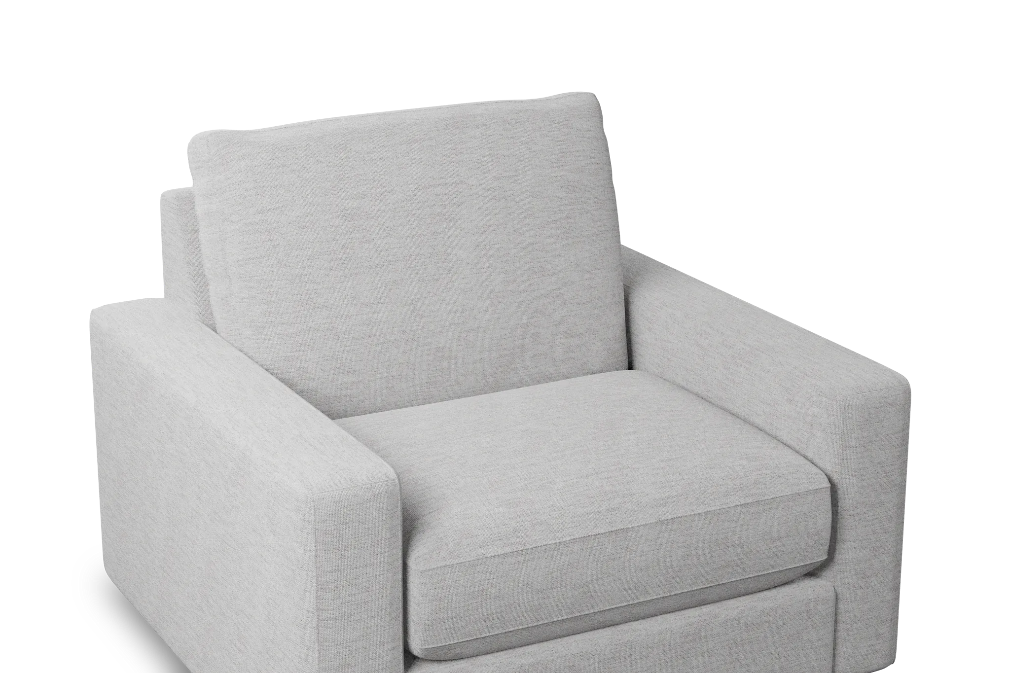 Edgewater Maguire Gray Swivel Chair