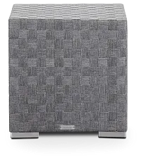 Barbados Light Gray Woven End Table