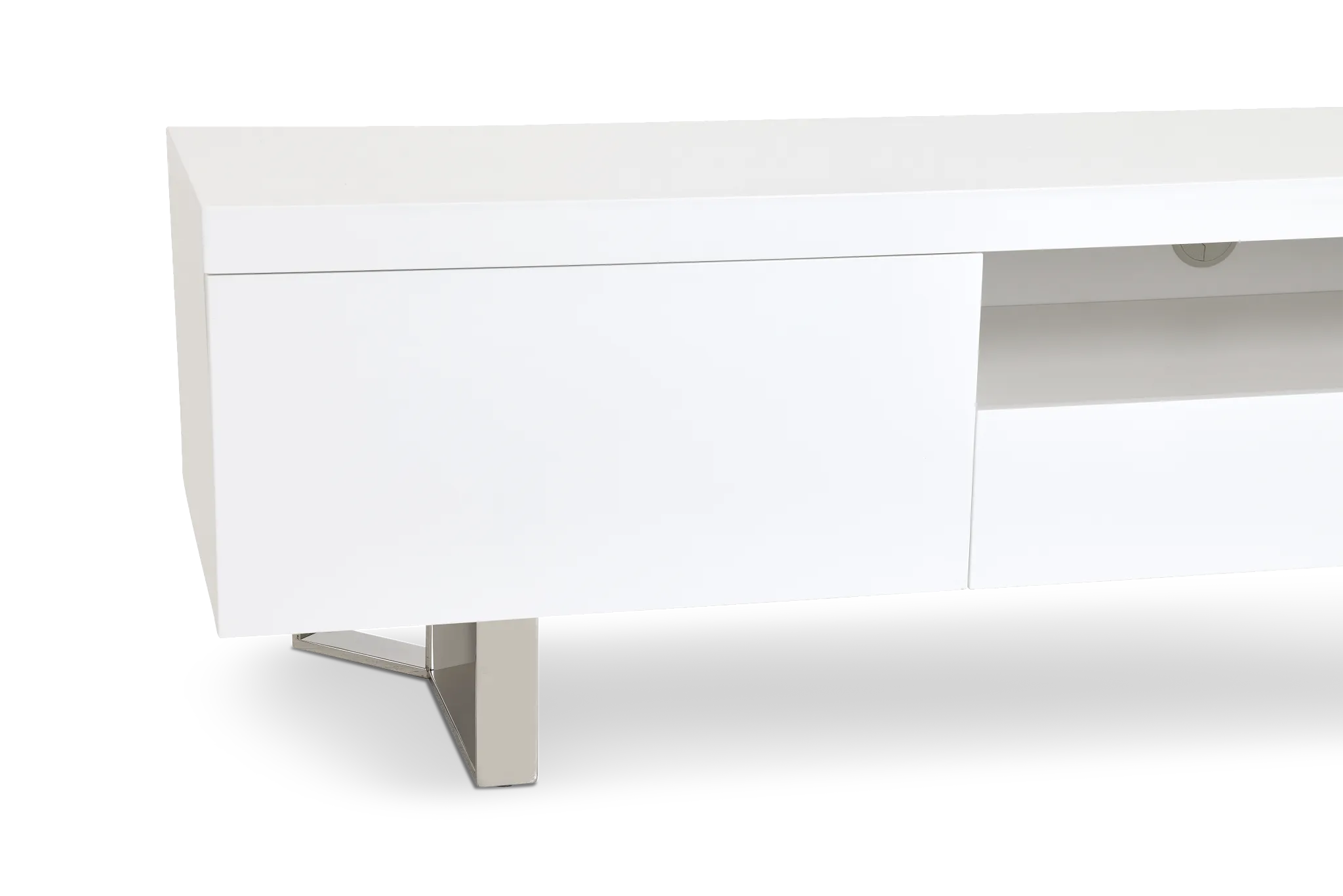 Axel White 78" Tv Stand