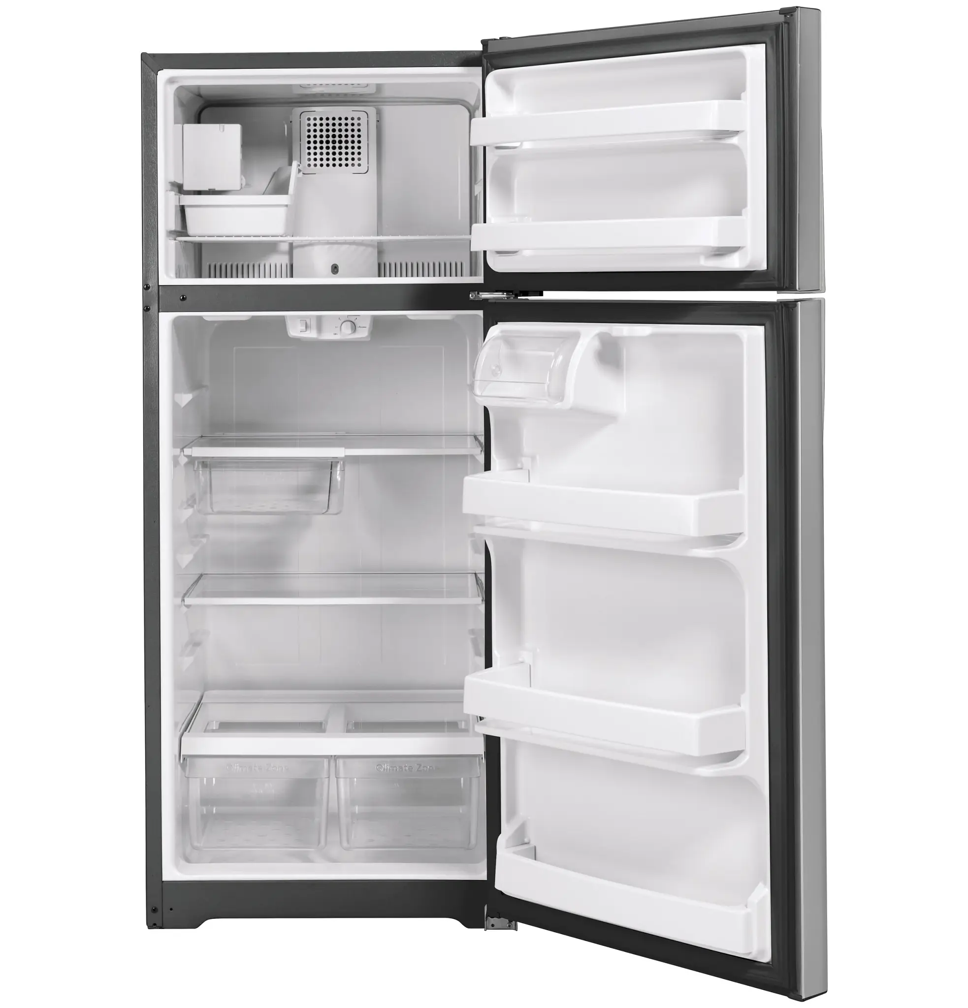 Ge 18 Series Stainless Steel Top Freezer Refrigerator Ge 18 Series Stainless Steel Top Freezer Refrigerator