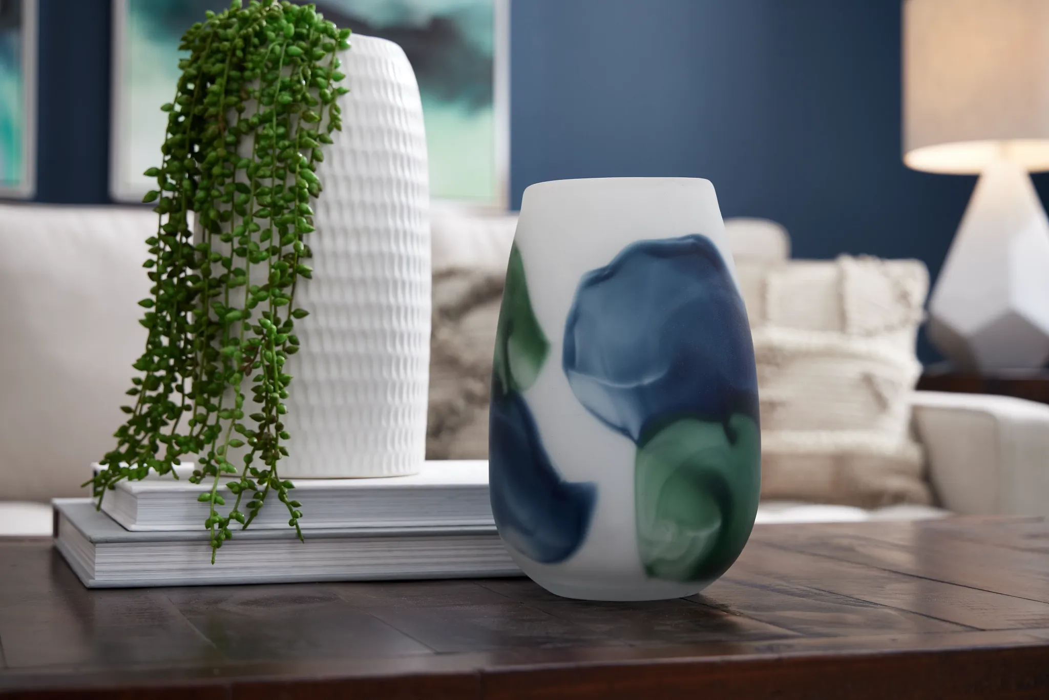 Sofia Blue Vase