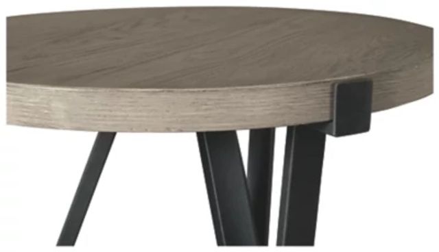 Zontini Two-tone Round End Table