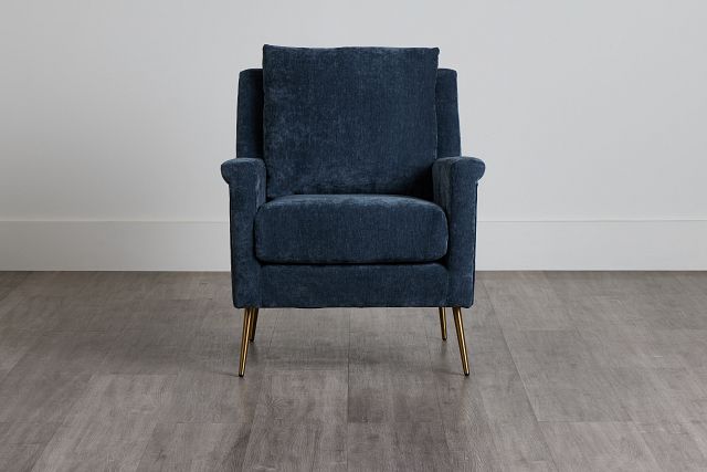 Cambridge Gray Velvet Accent Chair