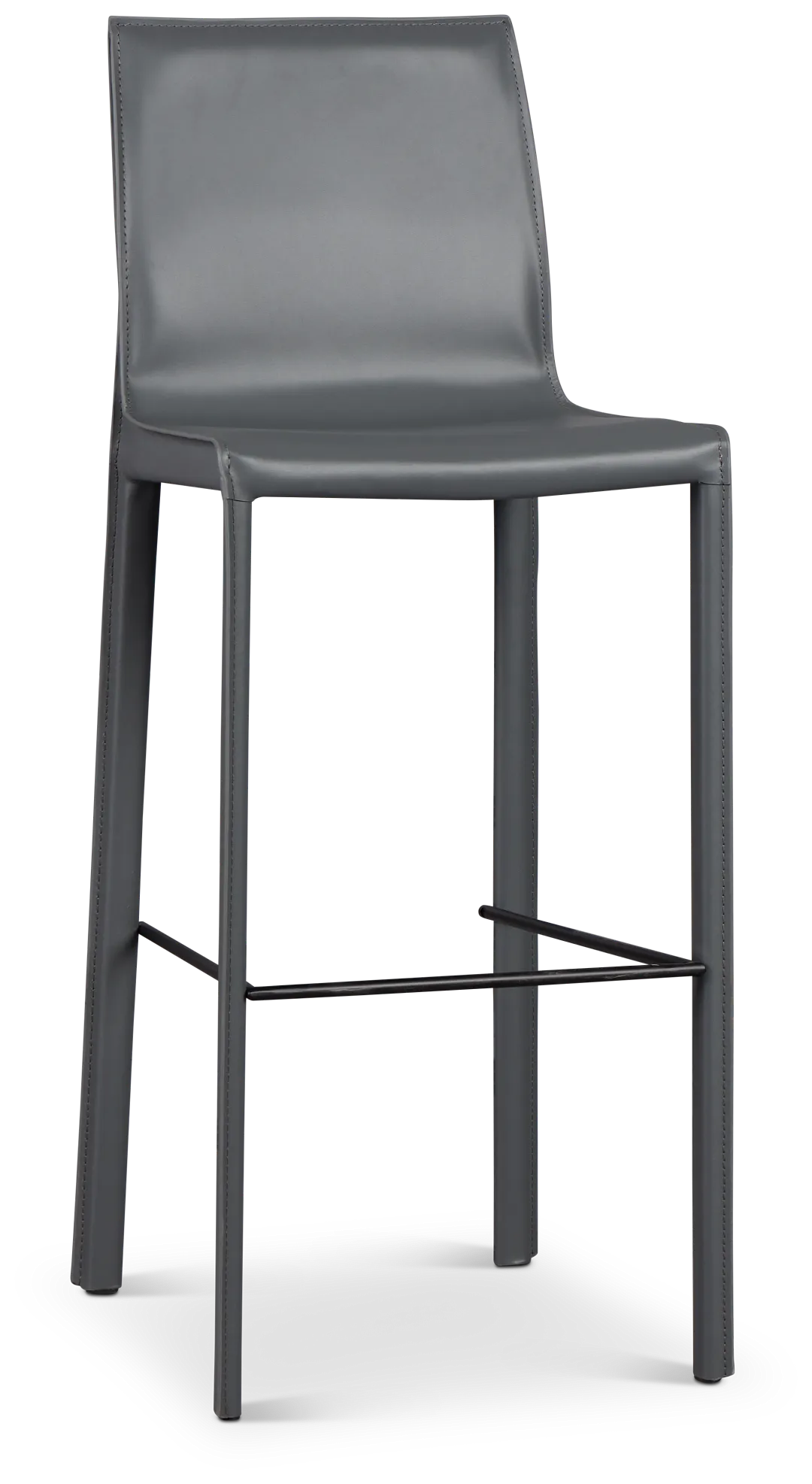 Lugo Gray 30" Upholstered Barstool