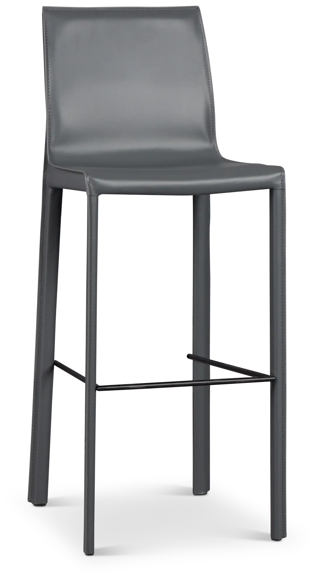 Lugo Gray 30" Upholstered Barstool Lugo Gray 30" Upholstered Barstool
