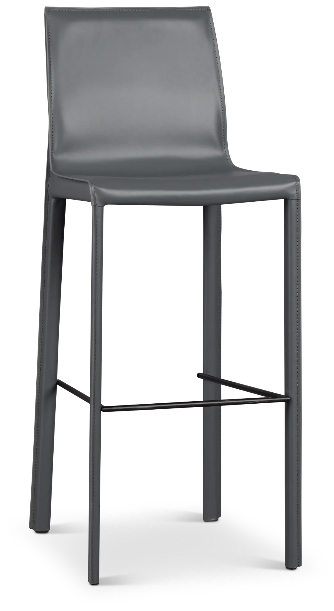 Lugo Gray 30" Upholstered Barstool
