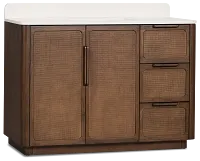 Pacific Mid Tone 48" Single Bathroom Vanity