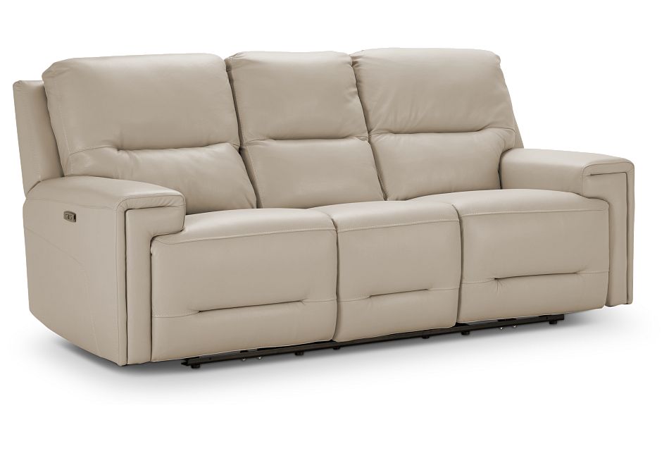 Porto Beige Lthr Vinyl Power Reclining Sofa Living Room Sofas City Furniture Porto Beige Lthr Vinyl Power Reclining, Beige Leather Reclining Sofa And Loveseat