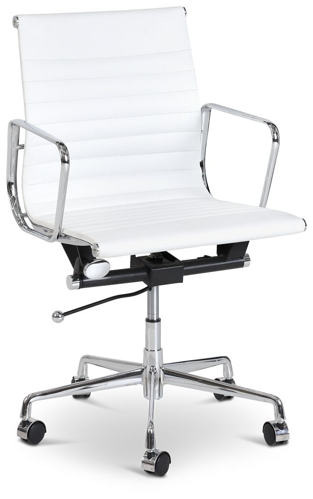 Mateo White Desk Chair