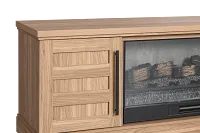 Branson Light Tone 78" Tv Stand With Fireplace Insert