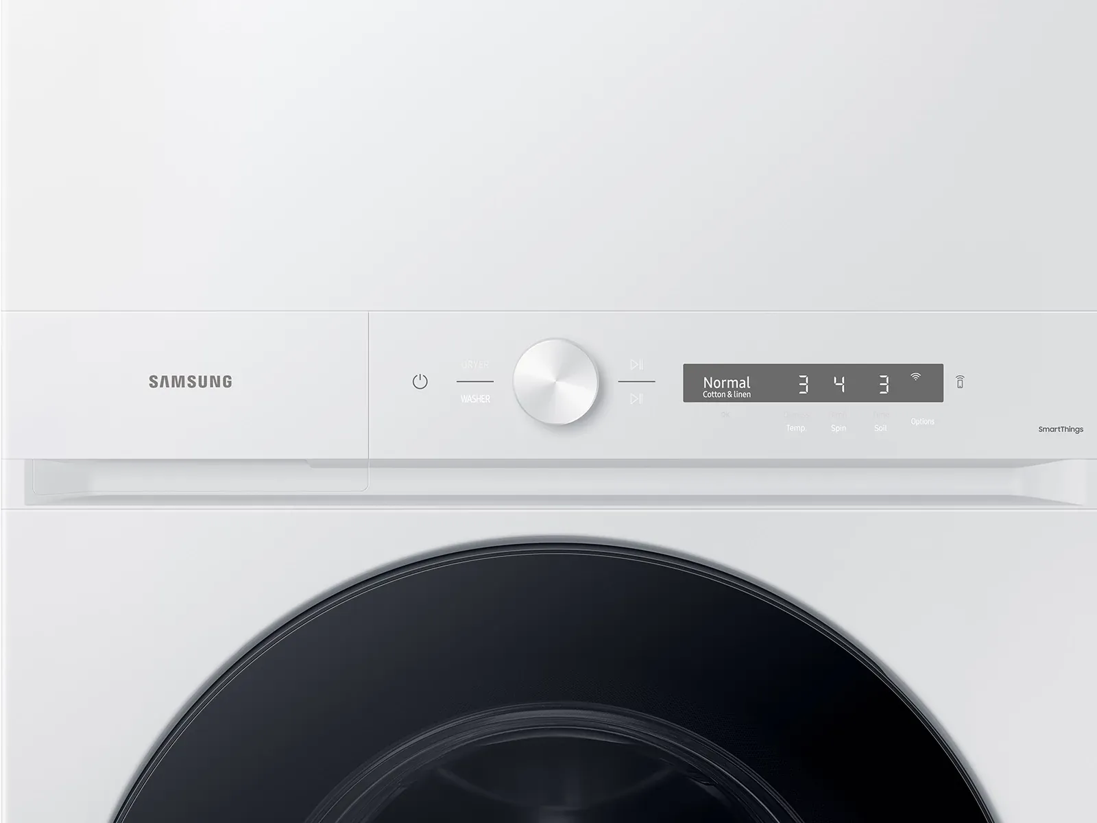 Samsung Bespoke Series White Gas Laundry Center