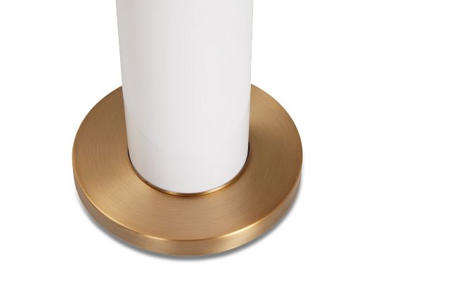 Larsen White Floor Lamp