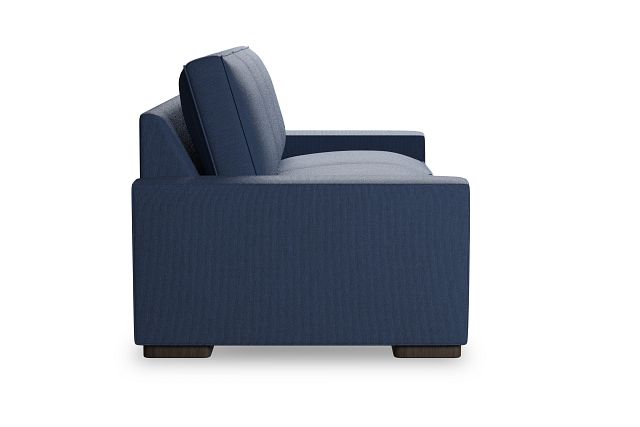 Edgewater Revenue Dark Blue 84" Sofa W/ 3 Cushions