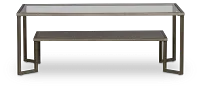 Bendishaw Metal Rectangular Coffee Table