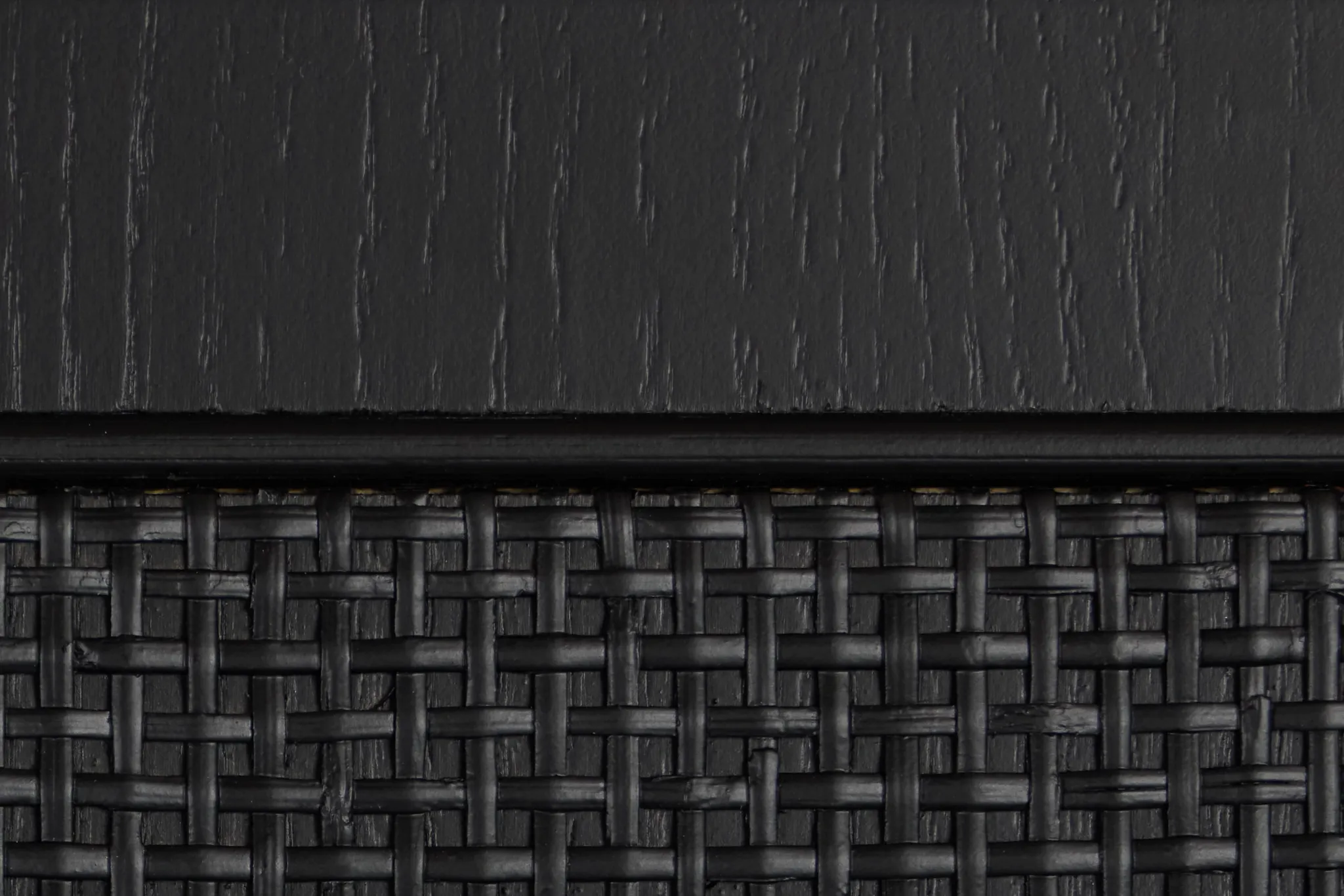 Pacific Black Floor Mirror