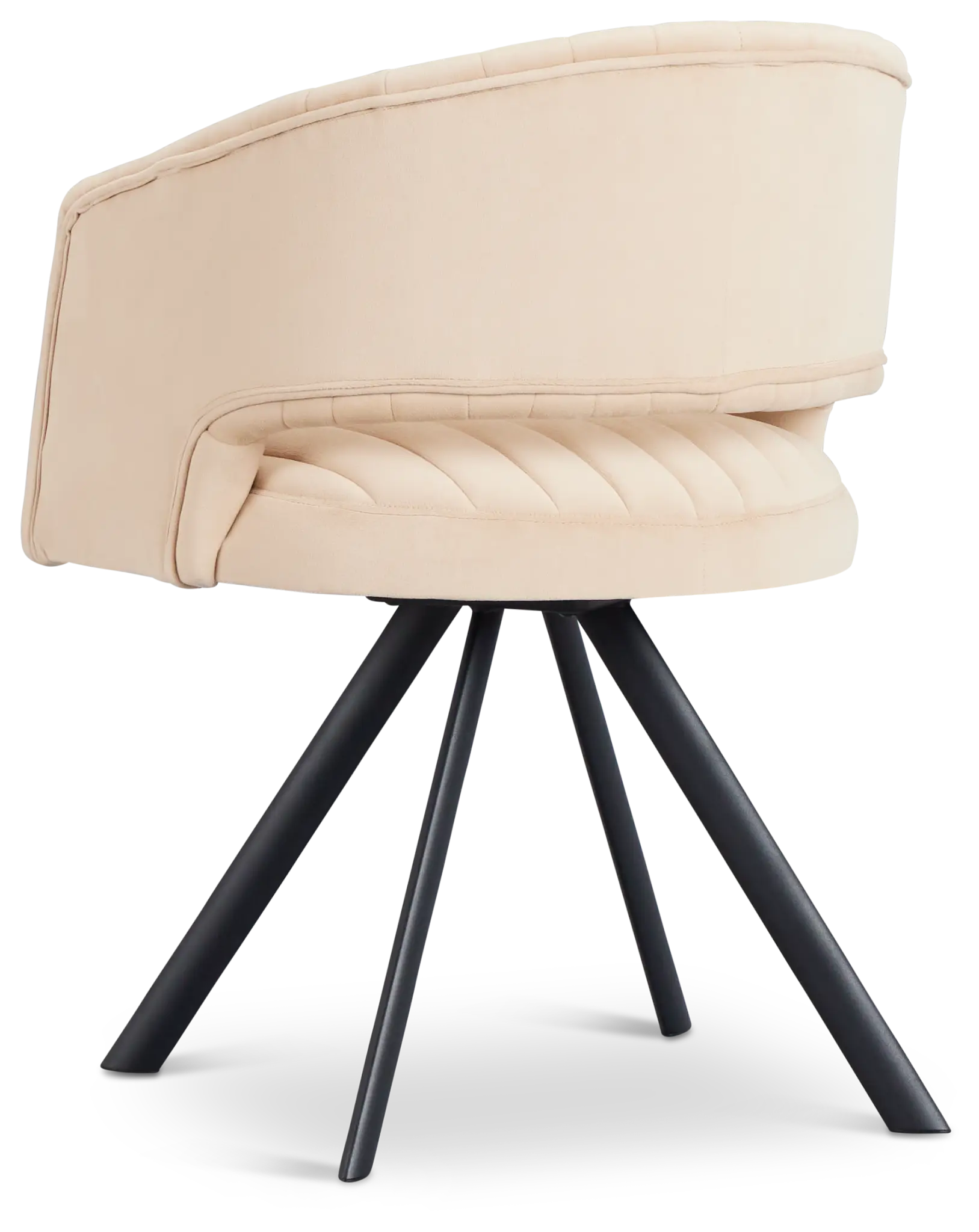 Mandy Beige Velvet Swivel Accent Chair Mandy Beige Velvet Swivel Accent Chair