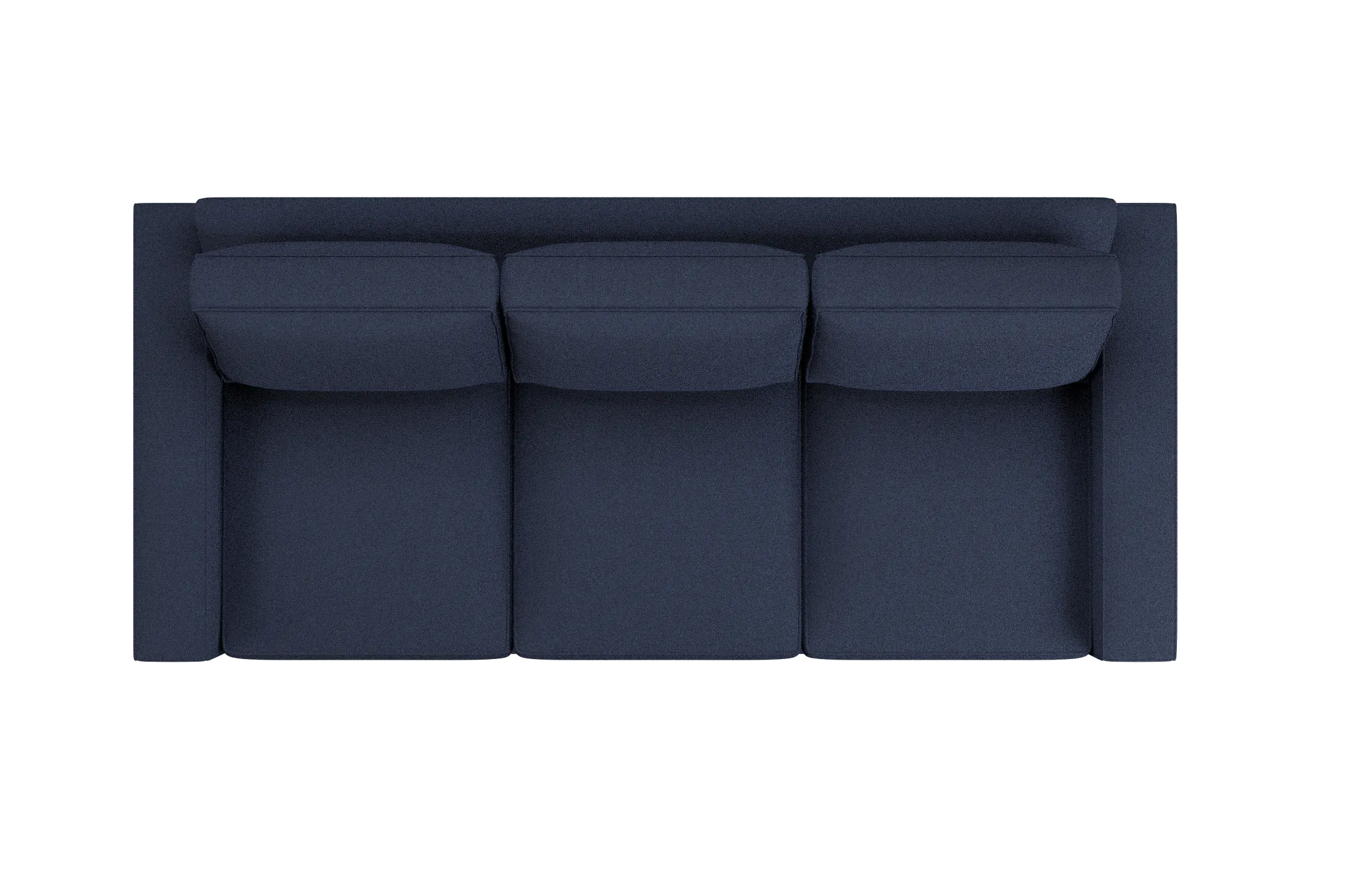 Edgewater Peyton Dark Blue 96" Sofa W/ 3 Cushions