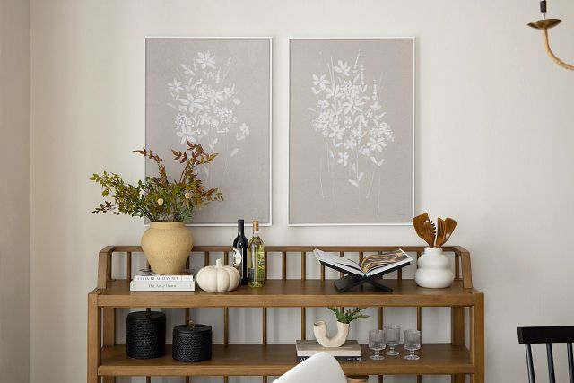 Franni Beige Framed Wall Art