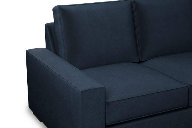 Edgewater Joya Dark Blue 96" Sofa W/ 3 Cushions