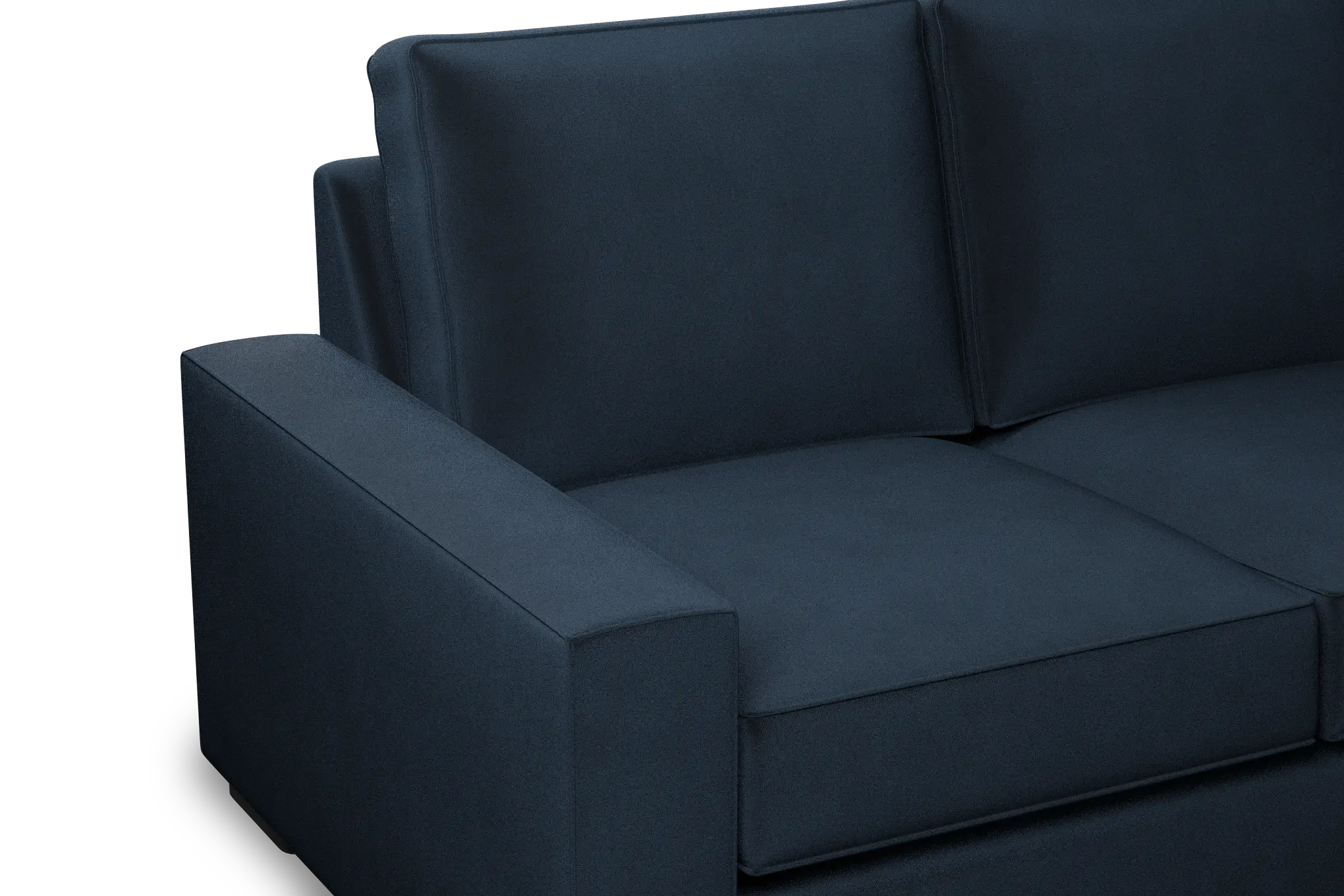 Edgewater Joya Dark Blue 96" Sofa W/ 3 Cushions Edgewater Joya Dark Blue 96" Sofa W/ 3 Cushions