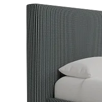 Grayton Lucy Navy 54" Upholstered Platform Bed