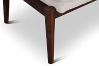 Leith Light Beige Fabric Accent Ottoman