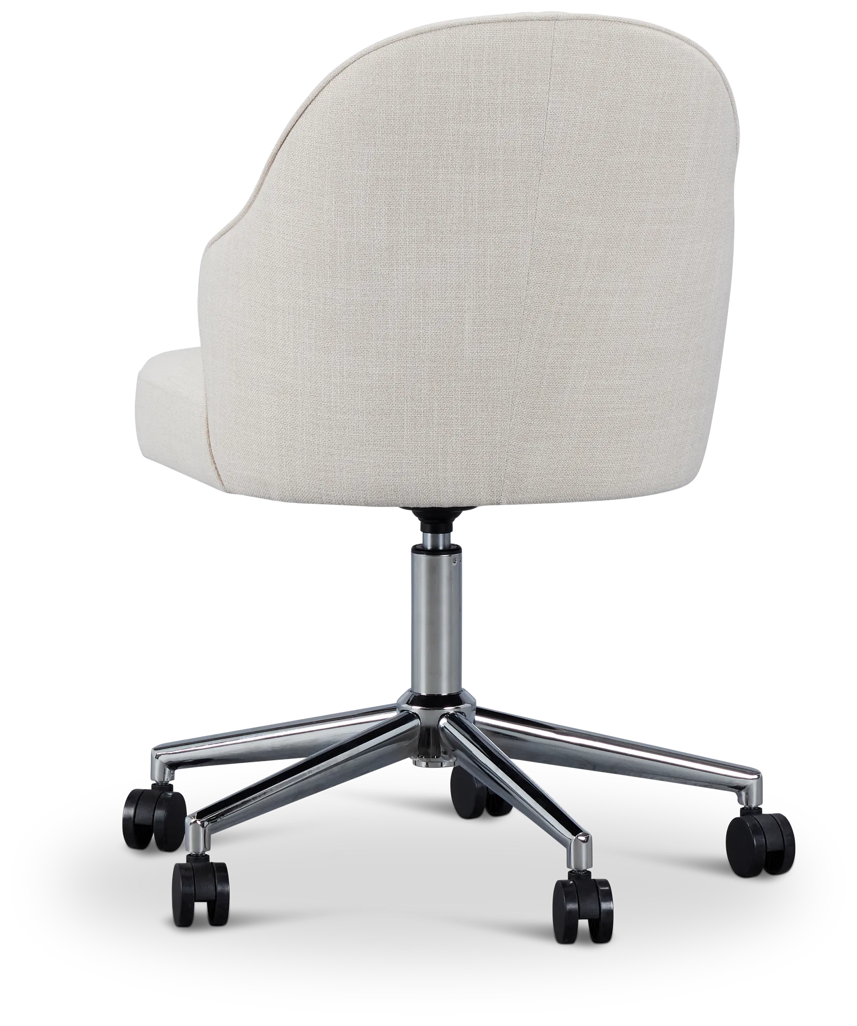 Paige Light Beige Swivel Desk Chair