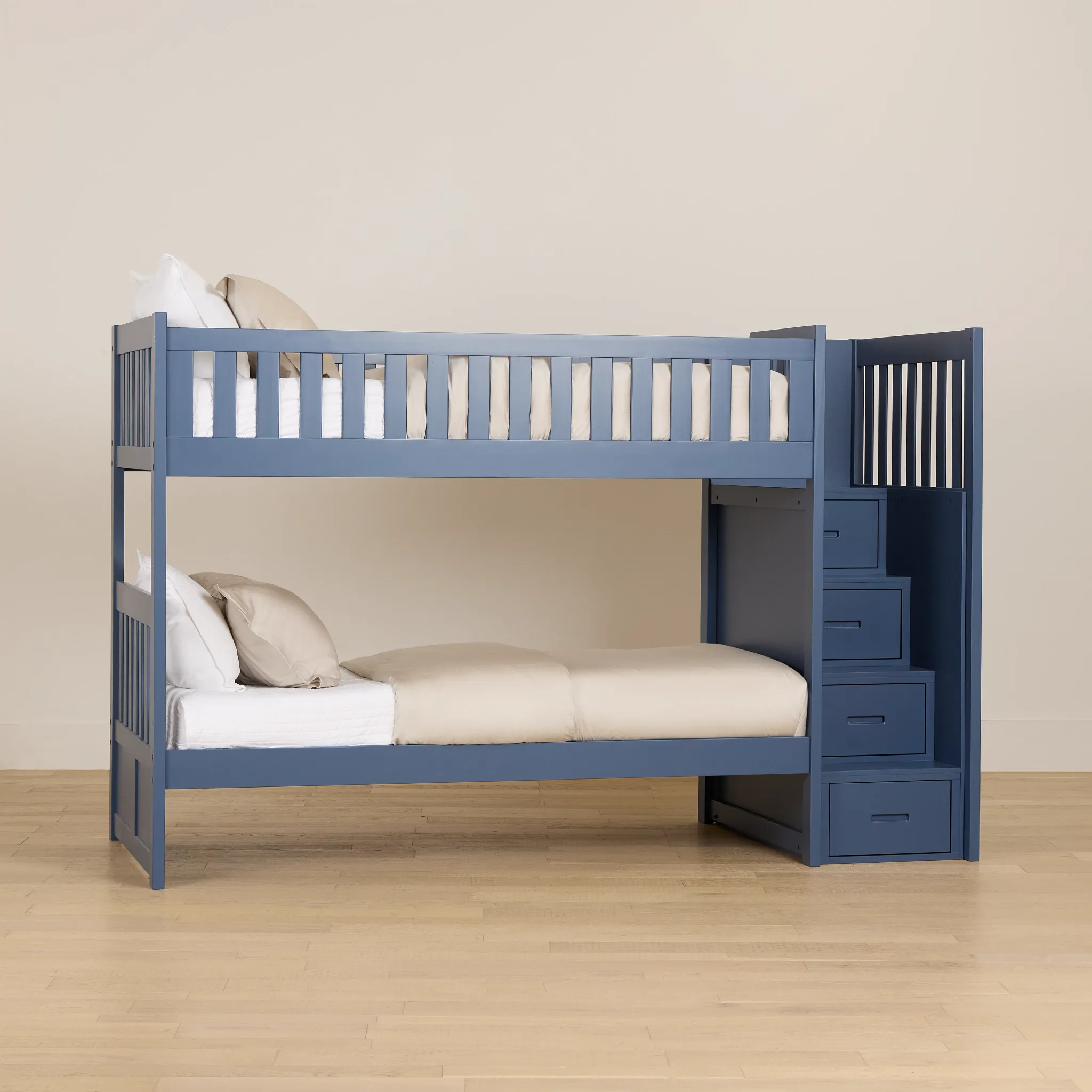 Charleston Dark Blue Step Bunk Bed