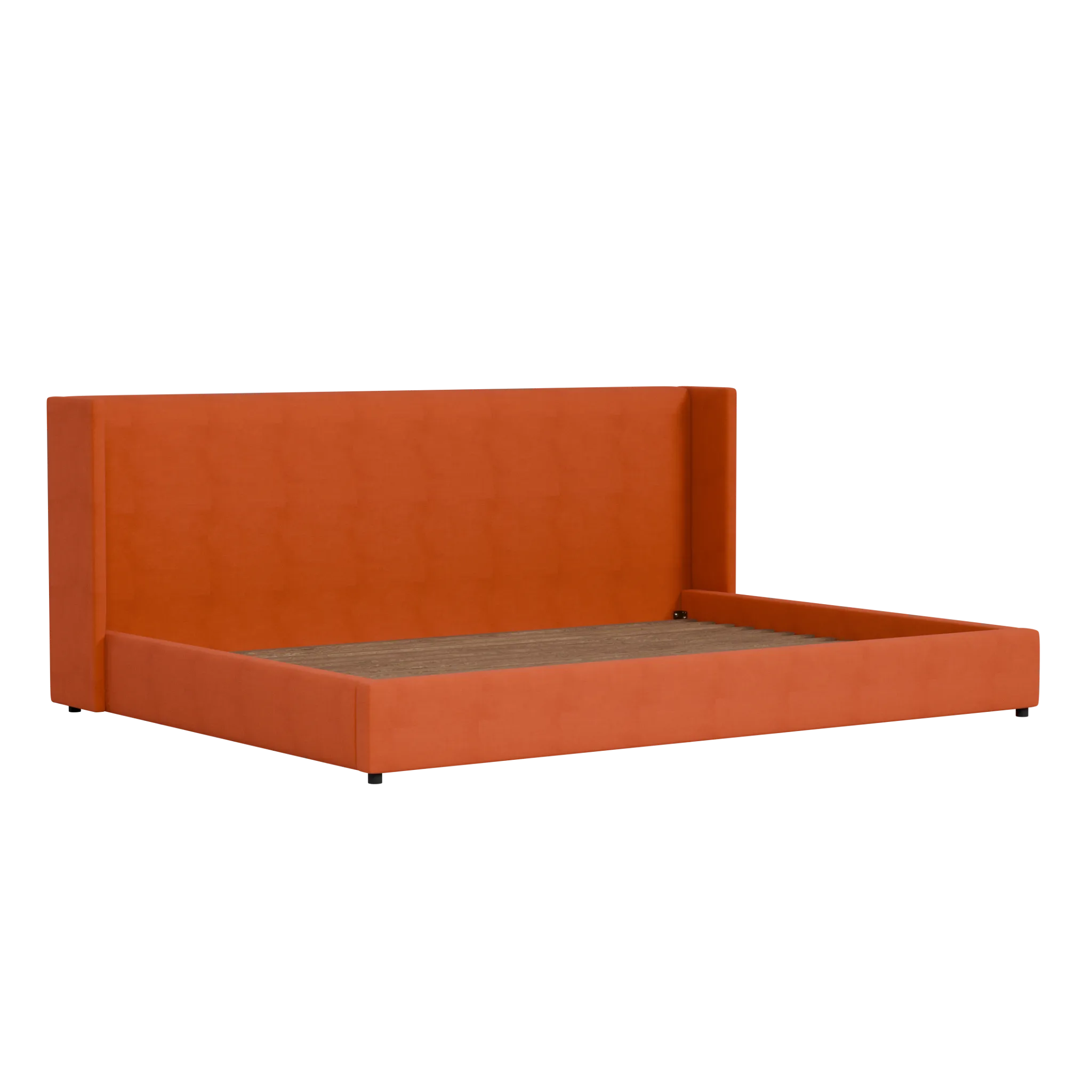 Captiva Joya Orange 48" Upholstered Shelter Bed