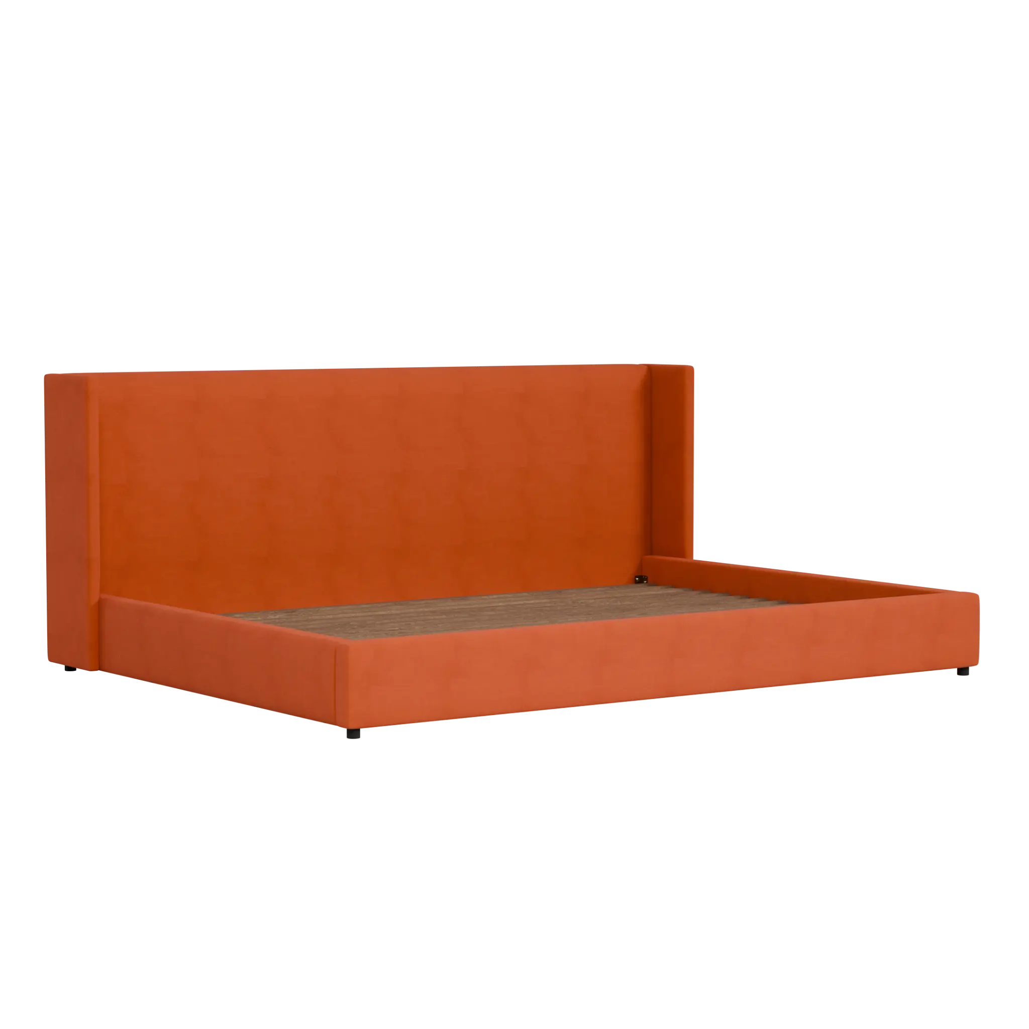Captiva Joya Orange 48" Upholstered Shelter Bed Captiva Joya Orange 48" Upholstered Shelter Bed