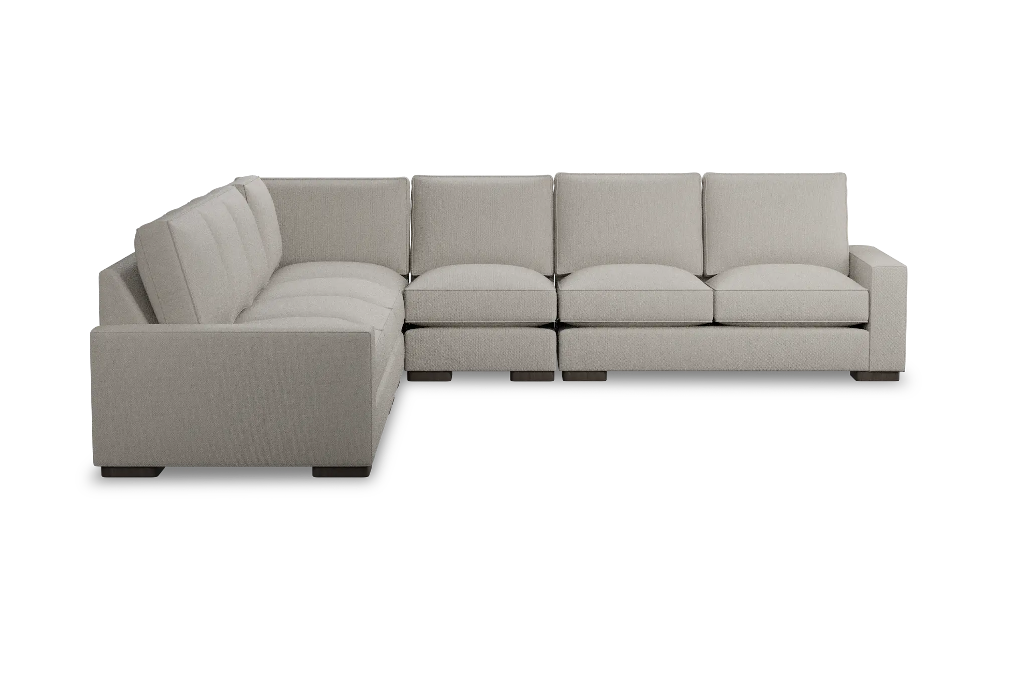 Edgewater Revenue Beige Large Two-arm Sectional Edgewater Revenue Beige Large Two-arm Sectional