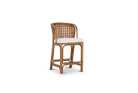 Maui Light Tonewoven 24" Upholstered Barstool