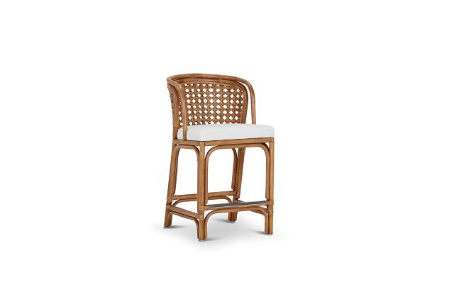 Maui Light Tone Woven 24" Barstool