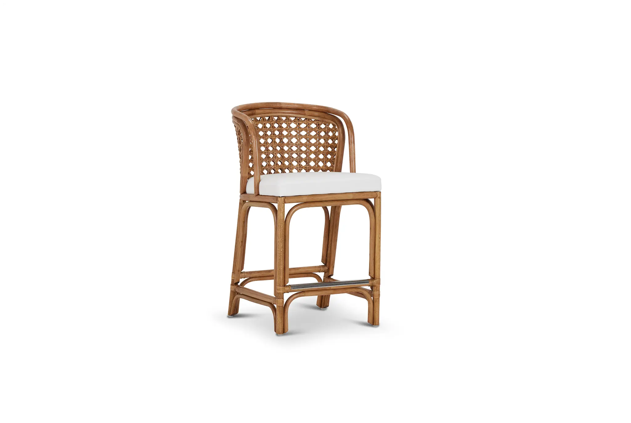 Maui Light Tonewoven 24" Upholstered Barstool Maui Light Tonewoven 24" Upholstered Barstool