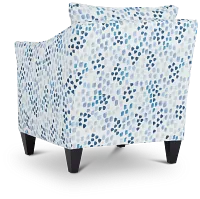 Pfeifer Blue Fabric Accent Chair
