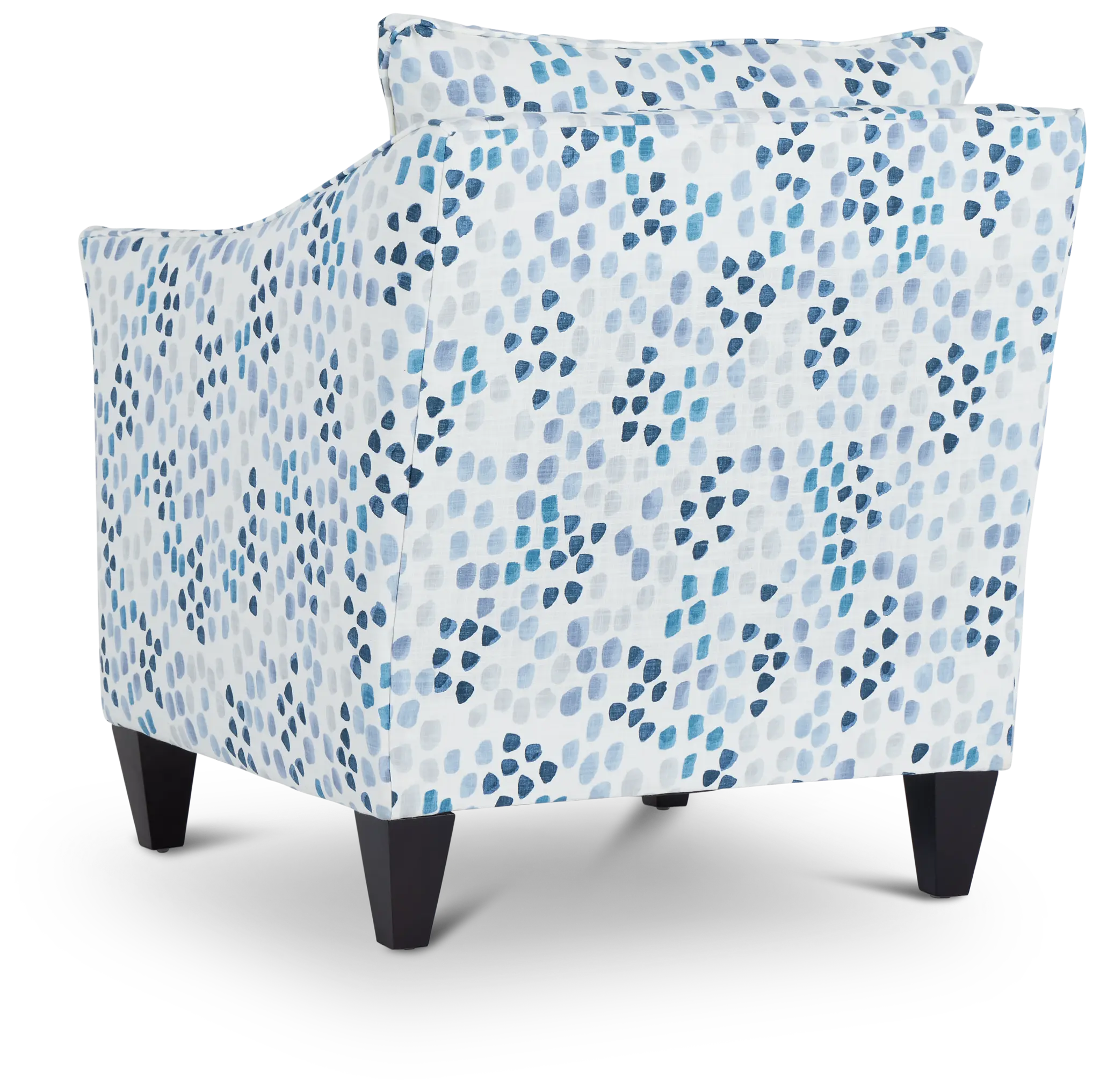 Pfeifer Blue Fabric Accent Chair Pfeifer Blue Fabric Accent Chair