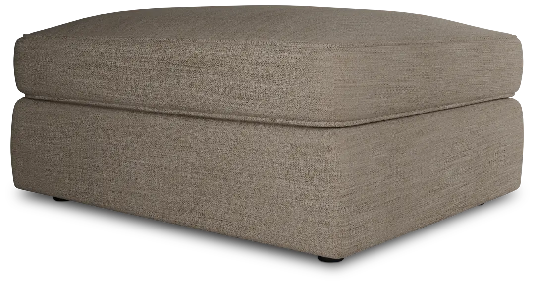 Siesta Victory Taupe Fabric Ottoman Siesta Victory Taupe Fabric Ottoman