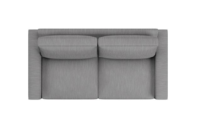 Edgewater Revenue Gray 84" Sofa W/ 2 Cushions