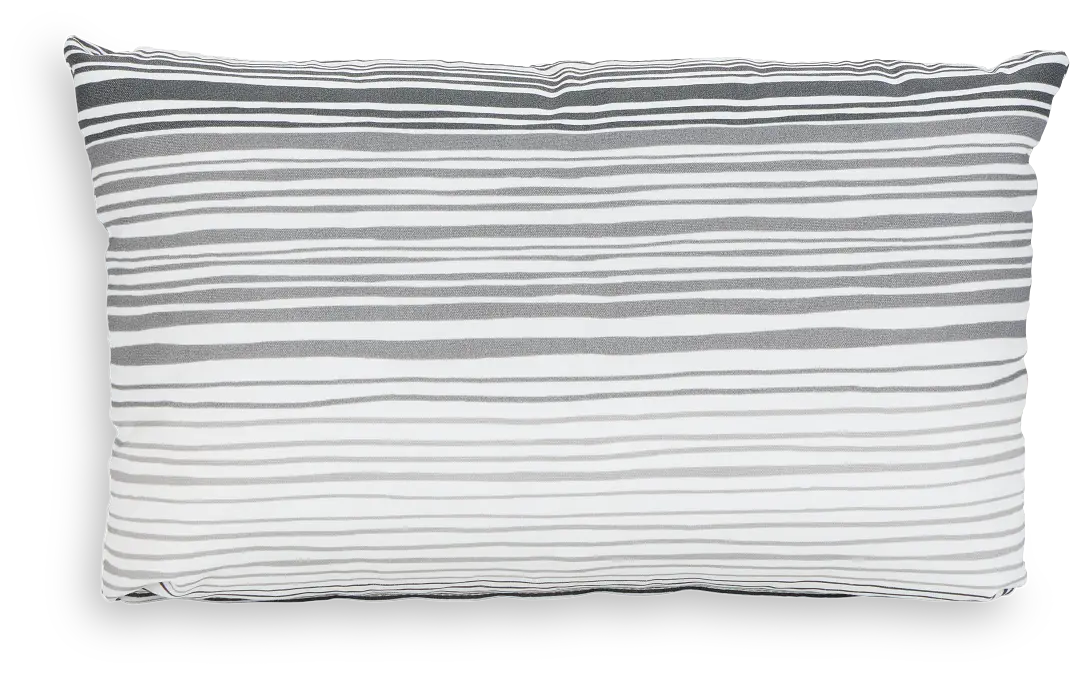 Ombre Black Lumbar Indoor/outdoor Accent Pillow Ombre Black Lumbar Indoor/outdoor Accent Pillow