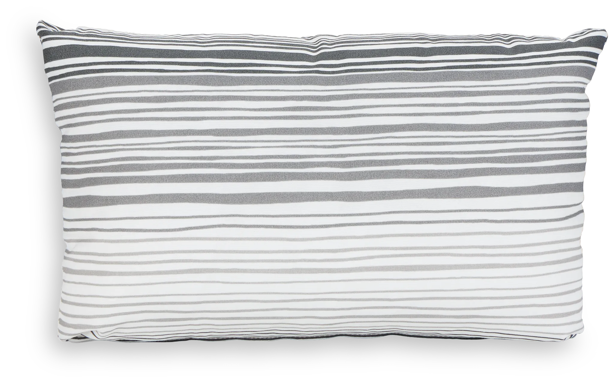 Ombre Black Lumbar Indoor/outdoor Accent Pillow